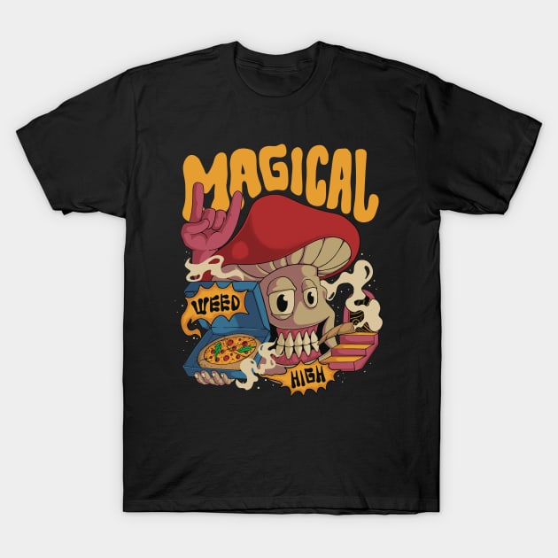 Magical Weed T-Shirt by BERKAH SERAWUNG